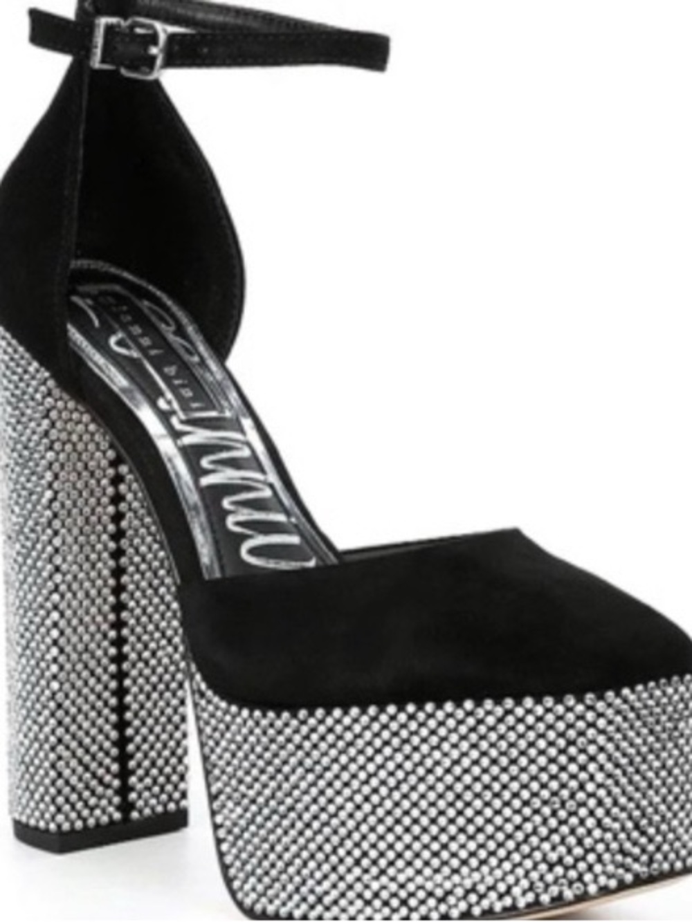 Gianni Bini Kaelani 20th Anniversary rhinestone heels